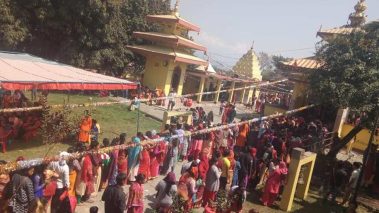 पर्रोहा बोलबम मन्दिरमा २० हजार बढी भक्तजनद्वारा जलार्पण