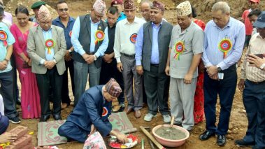 कालिका क्याम्पसले २० करोड लागतमा निर्माण गर्ने भवनको शिलन्यास