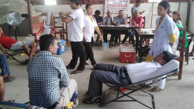 पाल्पाको ख्याहा रुपन्देही सम्पर्क समाजमा ३६ जनाले गरे रक्तदान