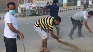 सिद्धार्थनगरका कान्छा वडा अध्यक्ष वडा सरसफाई अभियानमा