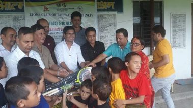 अनाथ आश्रममा लायन्स क्लव बुटवल युथको सहयोग