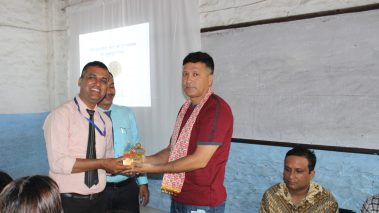 एम्समा विद्यार्थीलाई  धितोपत्र बजारवारे जानकारी