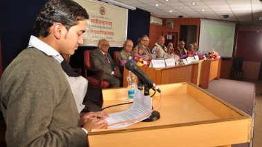 पाल्पाली युवा भारतमा संष्कृत युवा कविको रुपमा सम्मानित