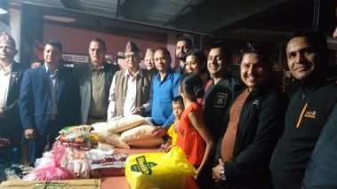 तिलोत्तमा जेसीजद्वारा  बृद्धबृद्धाको सम्मान