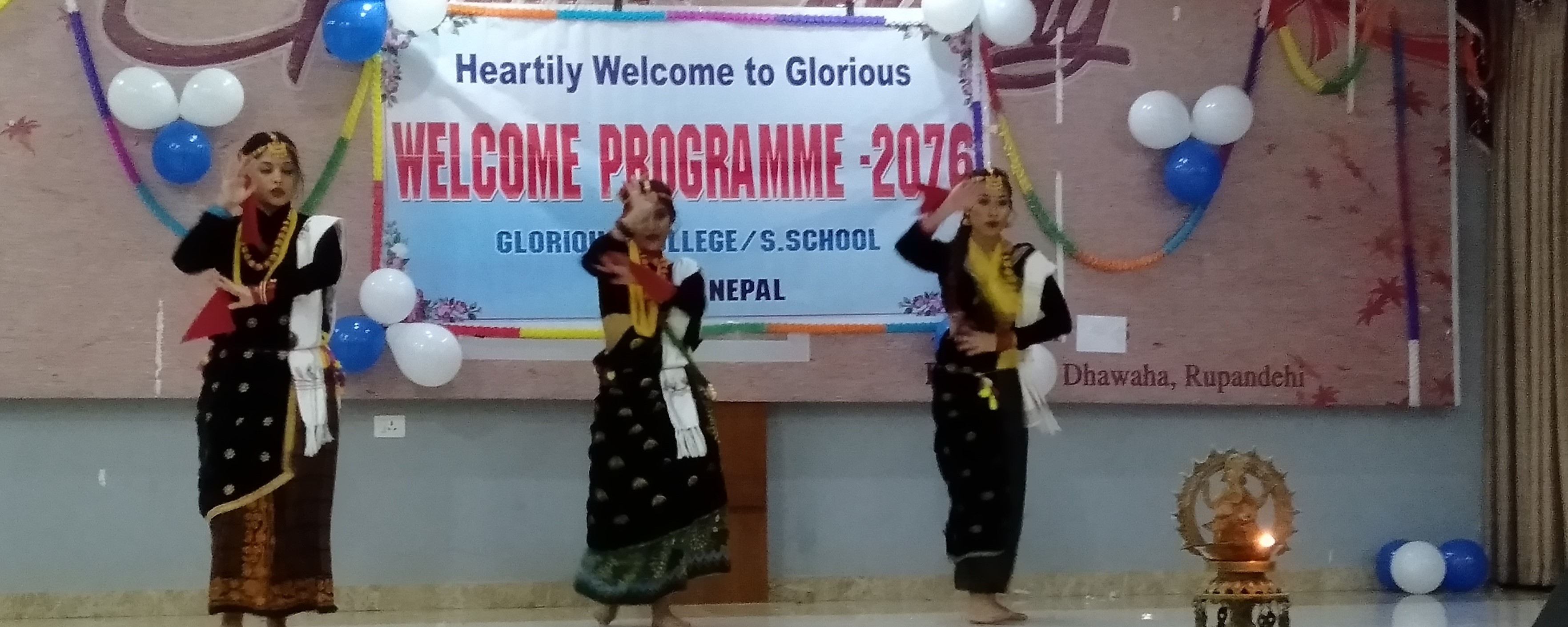 ग्लोरियस कलेजमा नयाँ विद्यार्थीलाई स्वागत