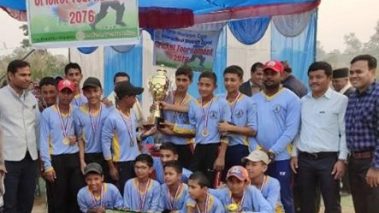 न्यू होराईजन अन्तर मावि क्रिकेटको उपाधि होराईजन जिविएसलाई