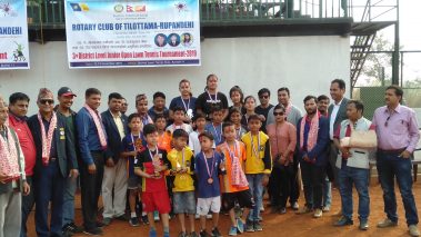 जुनियर लन टेनिस प्रतियोगिता सम्पन्न