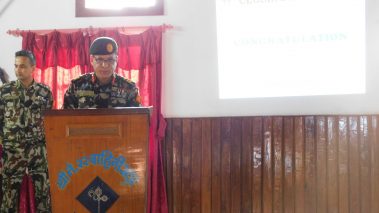 नेपाली सेना समुदायसंग जोडिएर सामाजिक काम गर्दै छ : पृतनापति खड्का