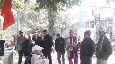 नेता पक्राउ र धरपकडको विरुद्ध कावासोतीमा प्रदर्शन