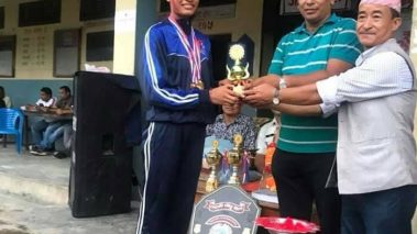 नवलपरासीकी कल्पना साग खेलकुदमा दुई खेल खेल्दै