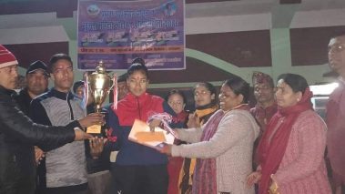 उप–मेयर कप भलिबल प्रतियोगिताको उपाधि कुँवरवर्तीलाई
