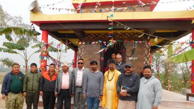 ईच्छा भावना र मनले सुकुम्वासी वस्तीमा बन्यो शिवालय मन्दिर