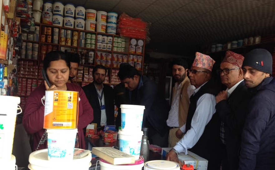 तिलोत्तमा नगरपालिकाद्वारा वजार अनुगमन