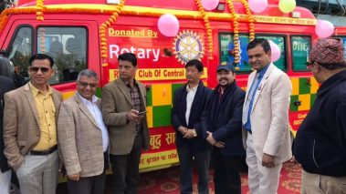बुटवलको मुटु अस्पतालमा भेन्टिलेटर सहितको एम्बुलेन्स संचालन