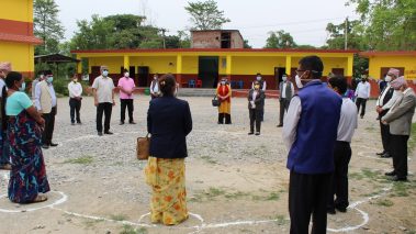 कोरोना रोकथाम पूर्वतयारीको सांसदहद्वारा तिलोत्तमामा अनुगमन