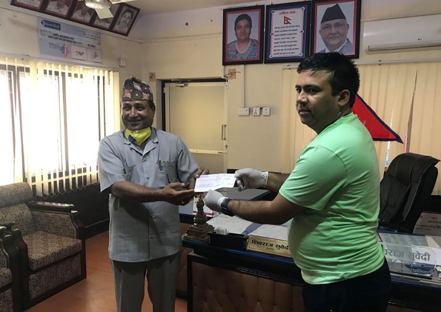 राहत कोषमा भलाई कोषको एकलाख ५१ हजार