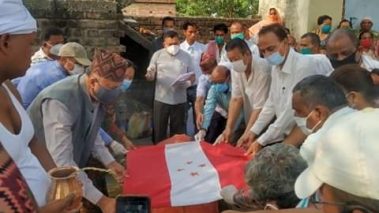 पूर्व राज्यमन्त्री दुर्योधन सिंहको अन्तिम दाहसंस्कार सम्पन्न ,शोकमा एकसातासम्म पार्टीको झण्डा झुकाउने कार्यक्रम नगर्ने