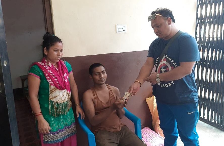 मृगौला पीडित विकद्वारा जीवन वचाईदिन अपिल