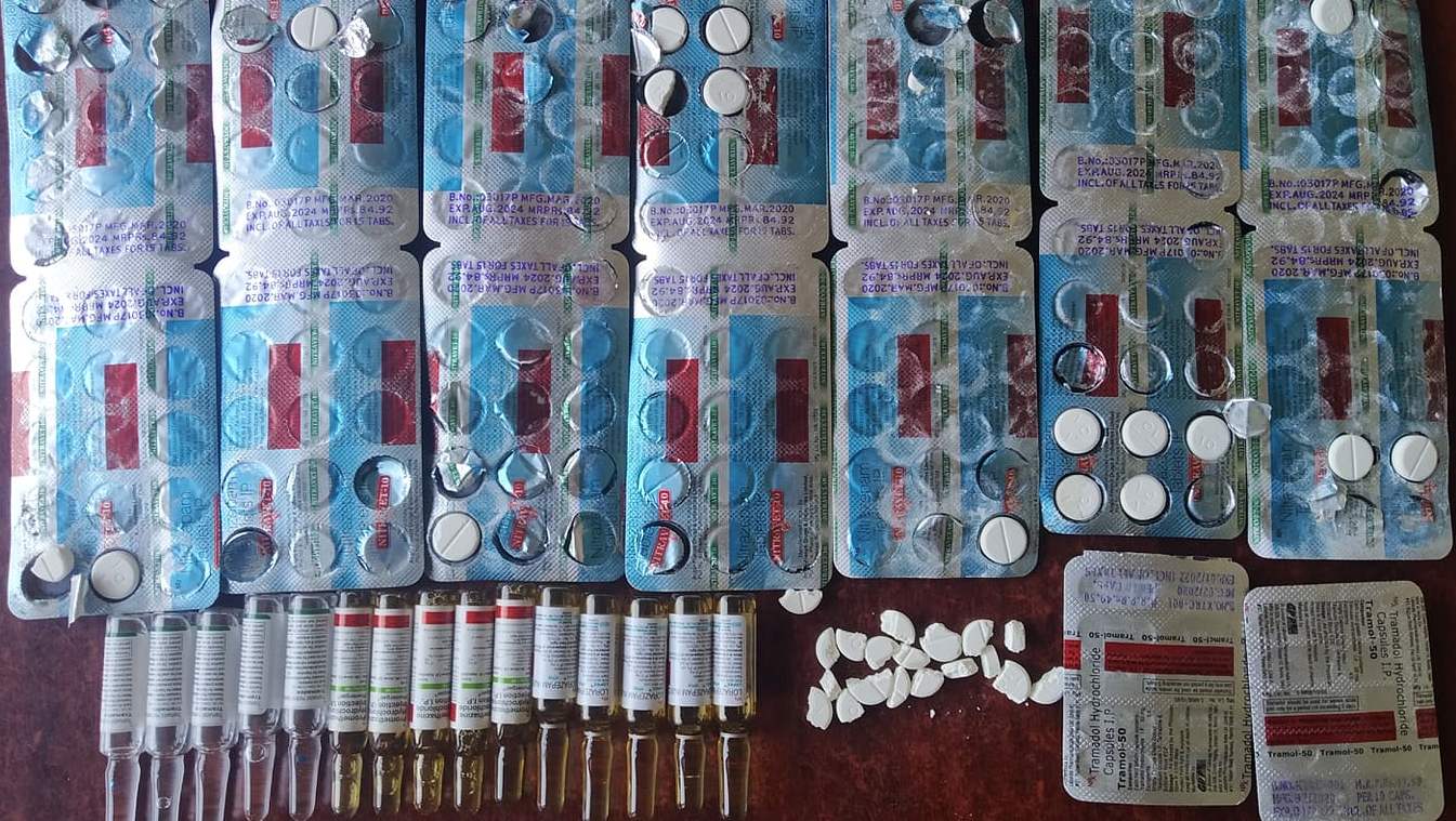 लागु औषध सहित एकजना पक्राउ