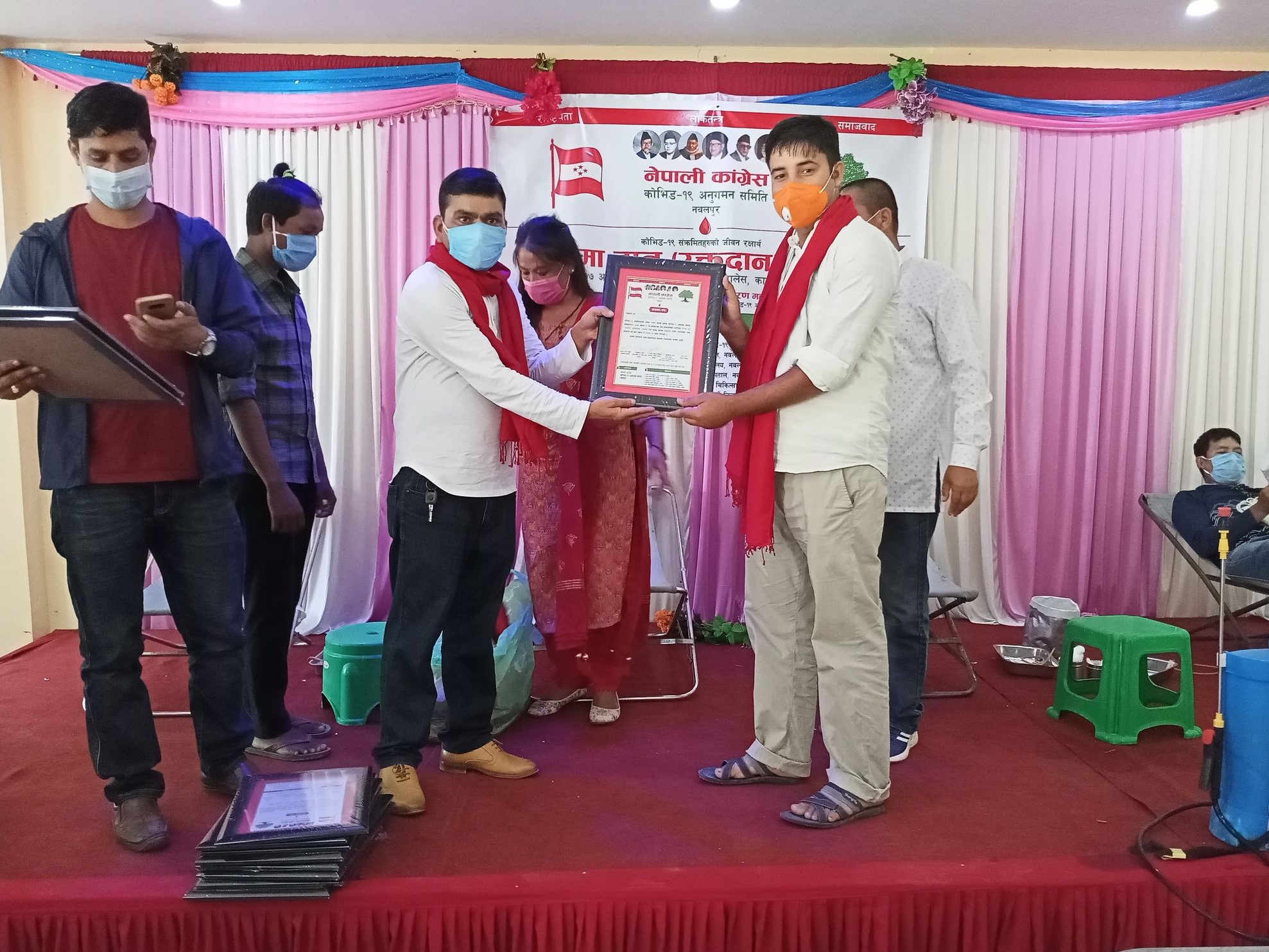 कोरोना जितेका नवलपुरका ३३ जनाले गरे प्लाज्मा दान