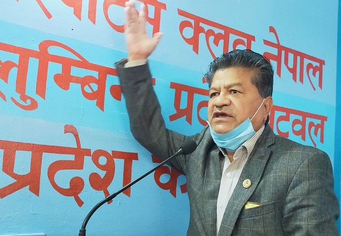 नेकपाभित्रको आन्तरिक द्धण्द्ध र भ्रष्टाचारले मुलुक बर्बादीको दिशामा ः सभापति शाह