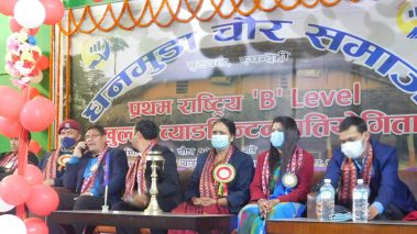 प्रथम राष्ट्रिय बी लेभलको खुल्ला ब्याडमिटन प्रतियोगिता बुटवलमा शुरु
