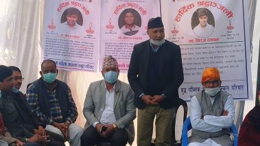 नेपाली कांग्रेसद्वारा शोक सभा, सडक नियमको पालना गराउन युवा लाग्नुपर्नेमा जोड