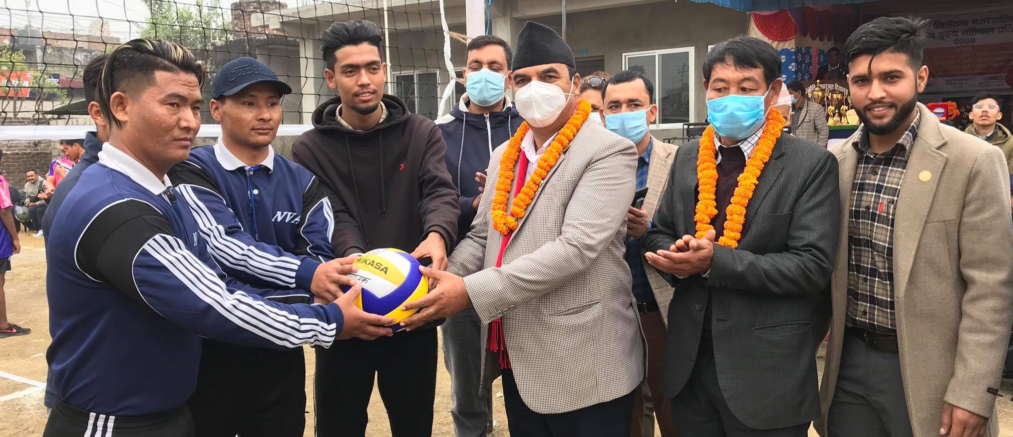 प्रथम तिलोत्तमा नगरपालिका पुरुष भलिबल प्रतियोगिता सुरु