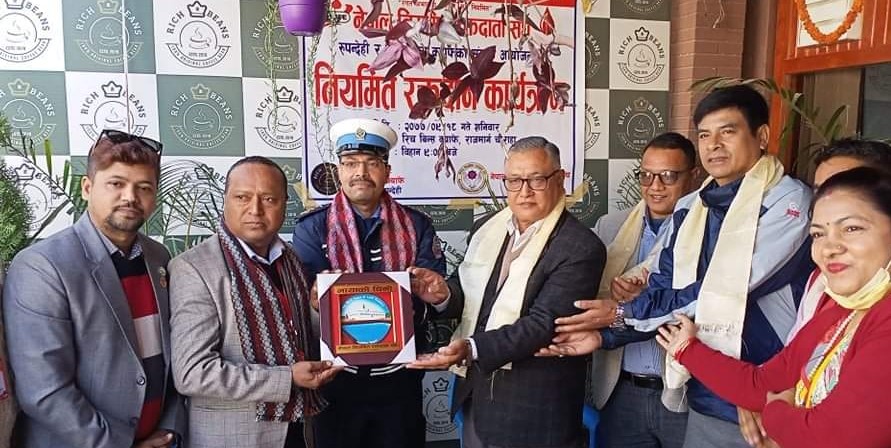 नेपाल नियमित रक्तदाता संघको कार्यक्रममा  ७५ युनिट रगत संकलन