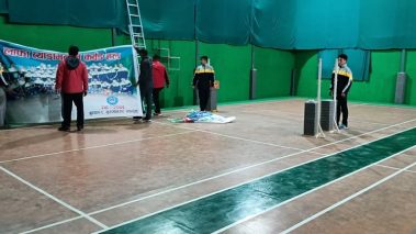 तेस्रो लाफा राष्ट्रिय खुल्ला ब्याडमिन्टनको तयारी पुरा