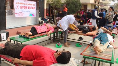 शान्ति नमुनामा रक्तदान, पढाई महोत्सव र विज्ञान प्रदर्शनी