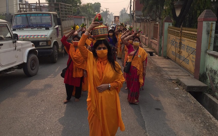 भैरहवाको रसिकेश्वर मन्दिरमा अष्ट महासखी मुर्तिको प्राण प्रतिष्ठा