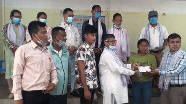 काउन बुटवलले दियो मृतक मजदुरको परिवारलाई राहत