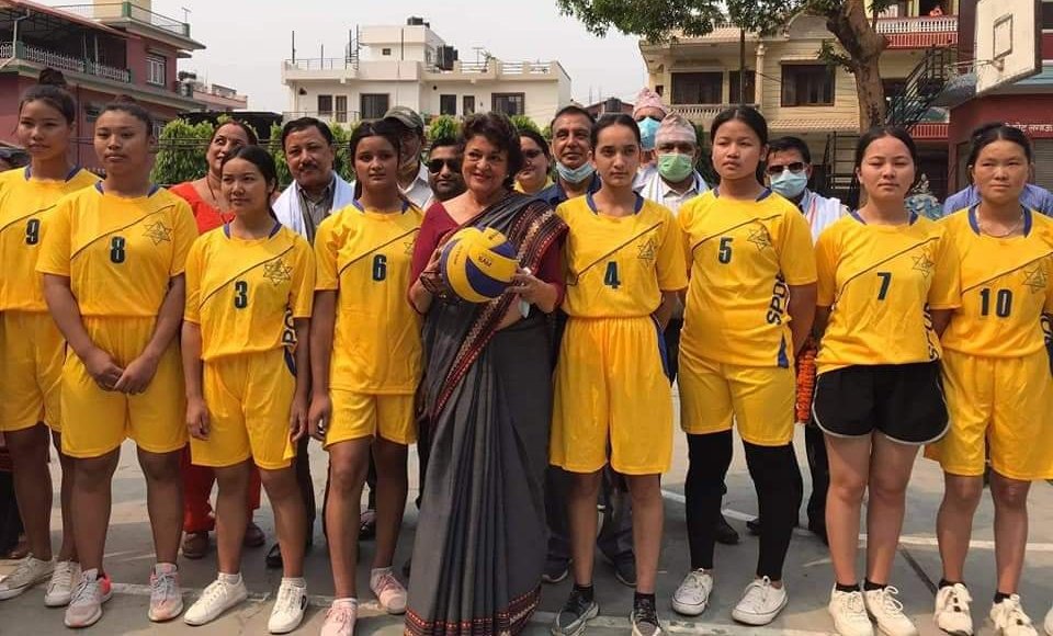 गिरिजाप्रसाद कोईरालाको स्मृतिमा बुटवलमा महिला भलिवल रनिङ्शिल्ड सुरु