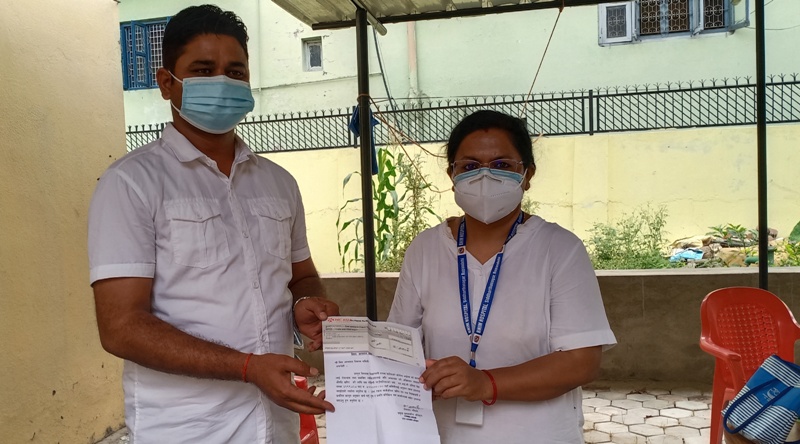 भीम अस्पताल भैरहवालाई रोहिणी गाउँपालिकाद्वारा ५ लाख सहयोग