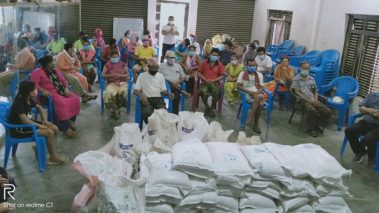 जनमुक्ति पार्टीद्वारा दैनिक उपभोग्य वस्तु, खाद्यान्न तथा खाना वितरण