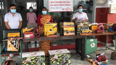 आरन व्यवसायको आधुनिकीकरणको लागि व्यवसायीलाई आधुनिक औजार