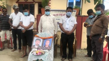 काउन वुटवलद्वारा मृतकका परिवारलाई राहत प्रदान