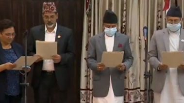 देउवा मन्त्रीमण्डलका चार मन्त्रीले लिए शपथ