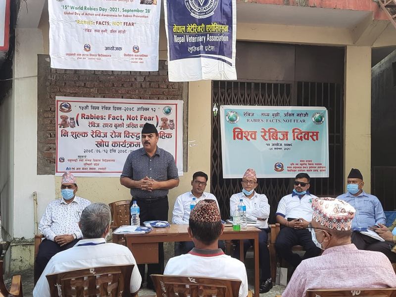 तिलोत्तमामा रेविज विरुद्धको खोप अभियान सञ्चालन