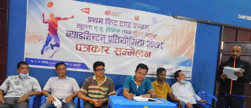 रुपन्देहीको तिलोत्तमामा भुपू सैनिक, सुरक्षाकर्मी र सुपर भेट्रान्स ब्याडमिन्टन हुंदै