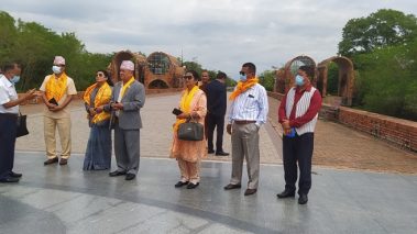 प्रतिनिधी सभा अन्तर्राष्ट्रिय सम्बन्ध समितिको टोलीद्वारा लुम्बिनीको निरिक्षण