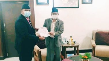 तिलोत्तमा नगर प्रमुख घिमिरेद्वारा गृहमन्त्रीको ध्यानाकर्षण