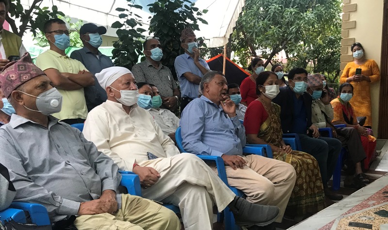 नेपाली काँग्रेस तिलोत्तमा ३ द्वारा शोक सभाको आयोजना