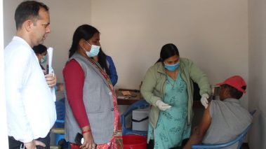तिलोत्तमामा १८ वर्षमाथिका सबैलाई कोरोना विरुद्धको खोप