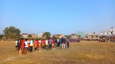 कुवंरवर्तीले चुम्यो तिलोत्तमा नगर स्तरीय राष्ट्रपति रनिङसिल्डको उपाधी