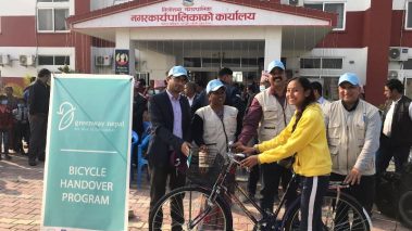 तिलोत्तमाका ५१ जना किशोरीलाई साईकल वितरण