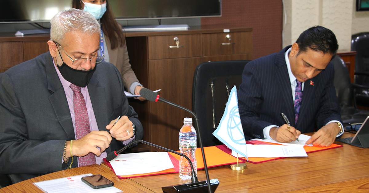 विश्व बैंकसँग २ अर्ब १४ करोड बरारको सहुलियतपूर्ण ऋण सम्झौता