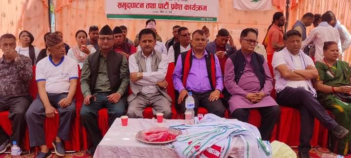 बुटवलका मेयर सुवेदीको वडामा ५१३ जना कांग्रेसमा प्रवेश