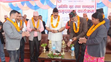 तिलोत्तमा -९ केवलानीमा अतिथि गृह र सभाहल निर्माण